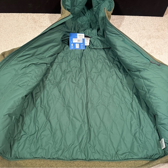 Patagonia Hooded Jacket Mens Insulated Better Sweater Hoody Olive Green NEW - Picture 6 of 15